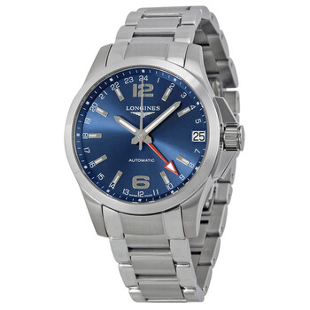 Conquest GMT Automatic Blue Dial Watch L3.687.4.99.6