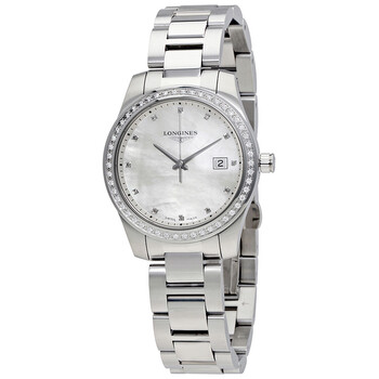Conquest Mother of Pearl Dial Watch L3.401.0.87.6