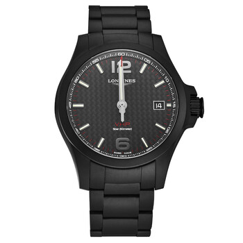 Conquest Quartz Black Dial Watch L3.728.2.66.6