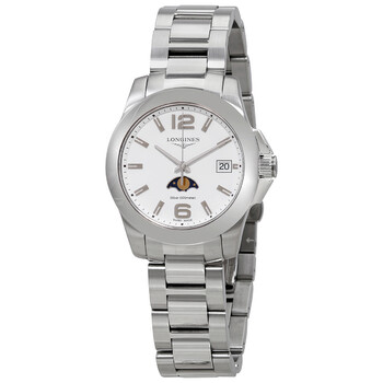 Conquest Quartz White Dial Watch L33814166