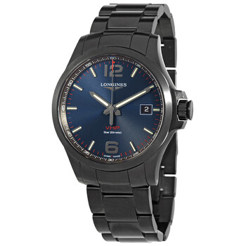 Conquest V.H.P. Perpetual Quartz Blue Dial Watch L3.726.2.96.6