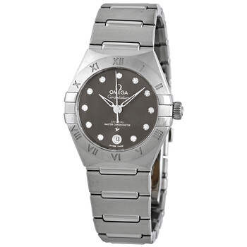 Constellation Automatic Diamond Grey Dial Watch 131.10.29.20.56.001