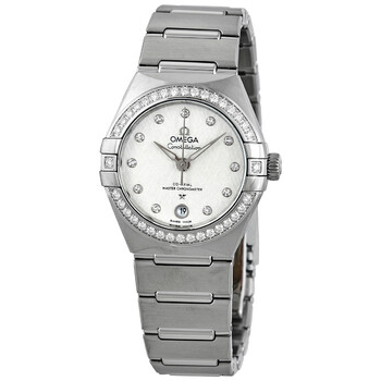 Constellation Automatic Diamond Silver Dial Watch 131.15.29.20.52.001