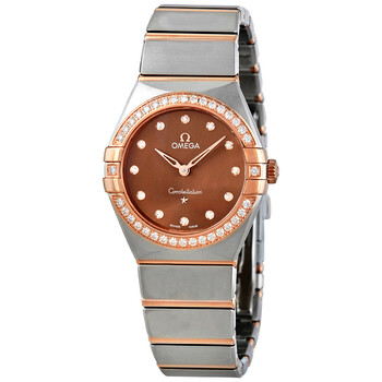 Constellation Manhattan Quartz Diamond Brown Dial Watch 131.25.28.60.63.001