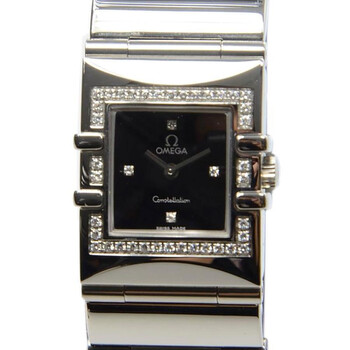 Constellation Quartz Diamond Black Dial Watch