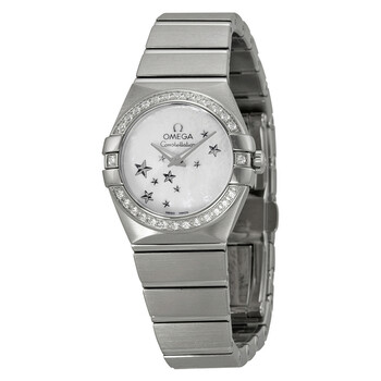Constellation Star Mother of Pearl Dial Stainless Steel Watch