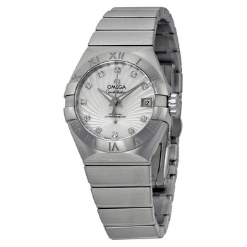 Constellation White Mother of Pearl Steel Watch 123.10.27.20.55.001