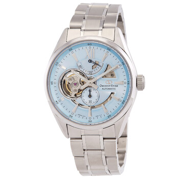 Contemporary Automatic Sky Blue Dial Watch REAV0127L