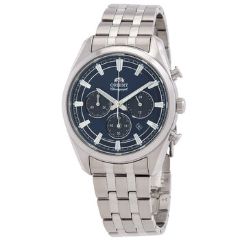 Contemporary Chronograph Blue Dial Watch RATX0303L