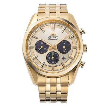 Contemporary Chronograph Champagne Dial Watch RATX0301G