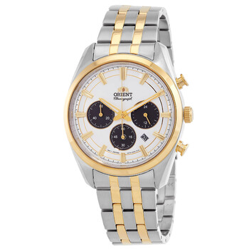 Contemporary Chronograph White Dial Watch RATX0302S10B