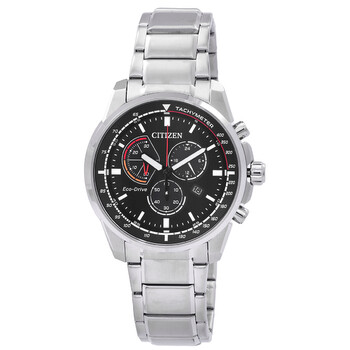 Core Chronograph Black Dial Watch AT119087E