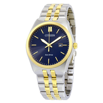 Corso EcoDrive Blue Dial Twotone Watch BM733458L