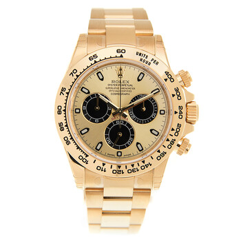 Cosmograph Daytona Black and Champagne Dial 18kt Yellow Gold Oyster Watch 116508BKCSO