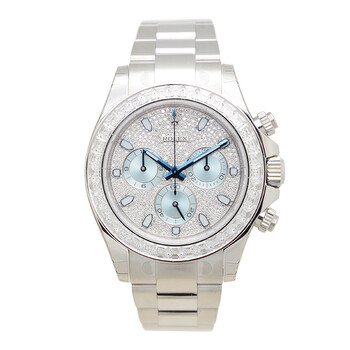 Cosmograph Daytona Diamond Pave Dial Platinum Watch 116576TBR