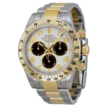 Cosmograph Daytona Ivory Dial Stainless steel and 18K Yellow Gold Oyster Bracelet Automatic Watch 116523IBKAO