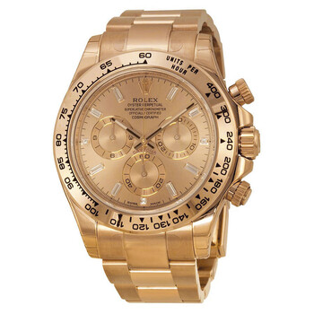 Cosmograph Daytona Pink Gold Dial 18K Everose Gold Oyster Bracelet Automatic Watch 116505PKDO