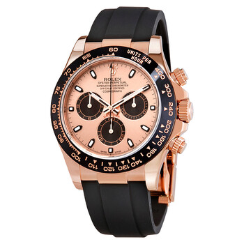 Cosmograph Daytona Pink and Black Dial Chronograph Oysterflex Watch 116515PBKSR
