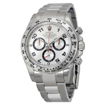 Cosmograph Daytona Silver Dial 18K White Gold Oyster Bracelet Automatic Watch 116509SAO