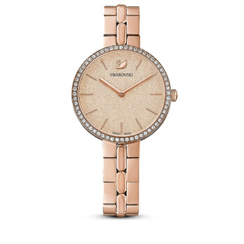 Cosmopolitan Quartz Crystal Peach Dial Watch