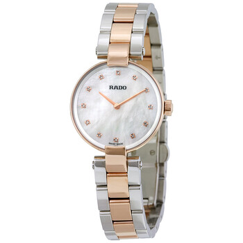 Coupole Mother of Pearl Diamond Twotone Watch R22855924