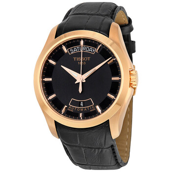Couturier Automatic Black Dial Watch T0354073605100