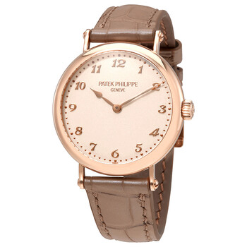 Cream Dial 18kt Rose Gold Automatic Watch 7200R001