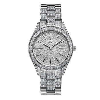 Cristal 34 Quartz Diamond Silver Dial Watch J6383C