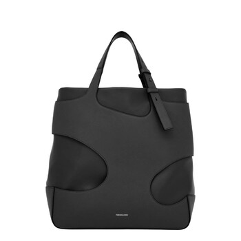 CutOut Logo Patch Tote Bag
