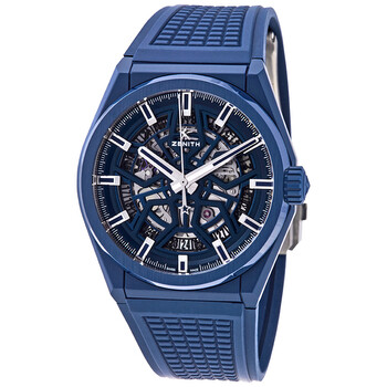 DEFY Classic  Automatic Blue Skeleton Dial Watch 49.9003.67051.R793