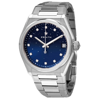 DEFY Midnight Automatic Blue Gradient Diamond Dial Watch 03.9200.67001.MI001