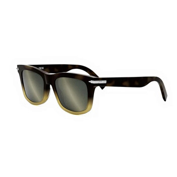 DIORBLACKSUIT S11I Smoke Mirror Square Sunglasses DM40087I 56C