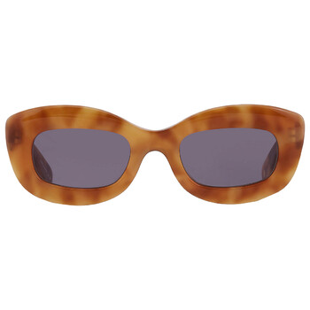 DOLORES SUN Blue Smoke Cat Eye Sunglasses 2139 EMTBS
