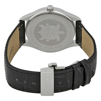 DS4 Silver Dial Black Leather Watch C022.410.16.030.00