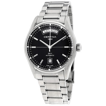 DS 1 Automatic Day Date Black Dial Watch C0064301105100