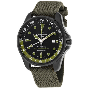 DS Action GMT Automatic Black Dial Watch C032.429.38.051.00