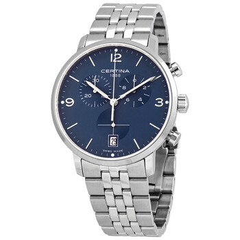 DS Caimano Chronograph Quartz Blue Dial Watch C035.417.11.047.00