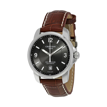 DS Podium Automatic Grey Dial Brown Leather Watch C001.407.16.087.00