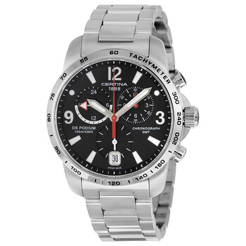 DS Podium GMT Black Dial Watch C0016391105700