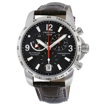 DS Podium GMT Black Dial Watch C0016391605700