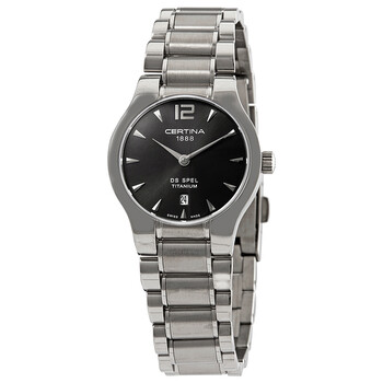 DS Spel Lady Quartz Black Dial Watch C012.209.44.087.00