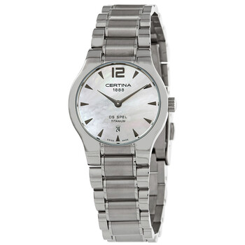 DS Spel Lady Quartz White Mother of Pearl Dial Watch C012.209.44.117.00