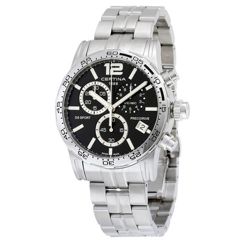 DS Sport Chronograph Black Dial Stainless Streel Watch C027.417.11.057.00