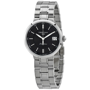 DS Stella Black Dial Stainless Steel Watch C0312101105100