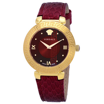 Daphnis Quartz Red Dial Watch V16080017
