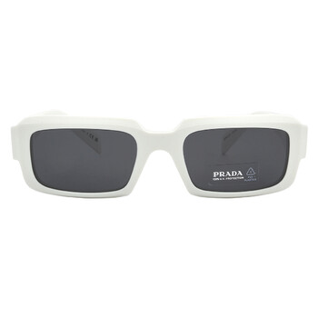 Dark Gray Rectangular Sunglasses PR 27ZS 17K08Z