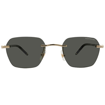Dark Grey Geometric Sunglasses MB0270S 001
