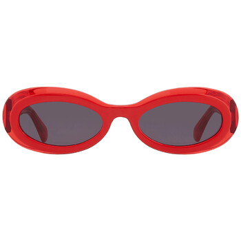 Dark Grey Oval Sunglasses SF2003S 613