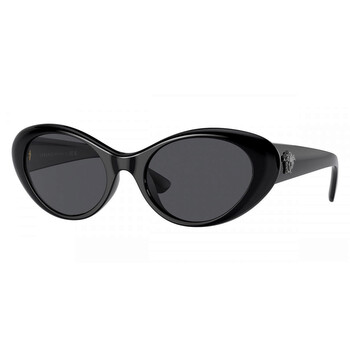 Dark Grey Oval Sunglasses VE4455U GB187