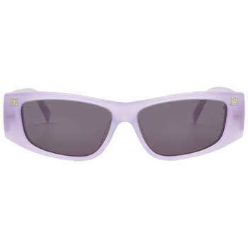 Dark Grey Rectangular Sunglasses GV40048F 78A